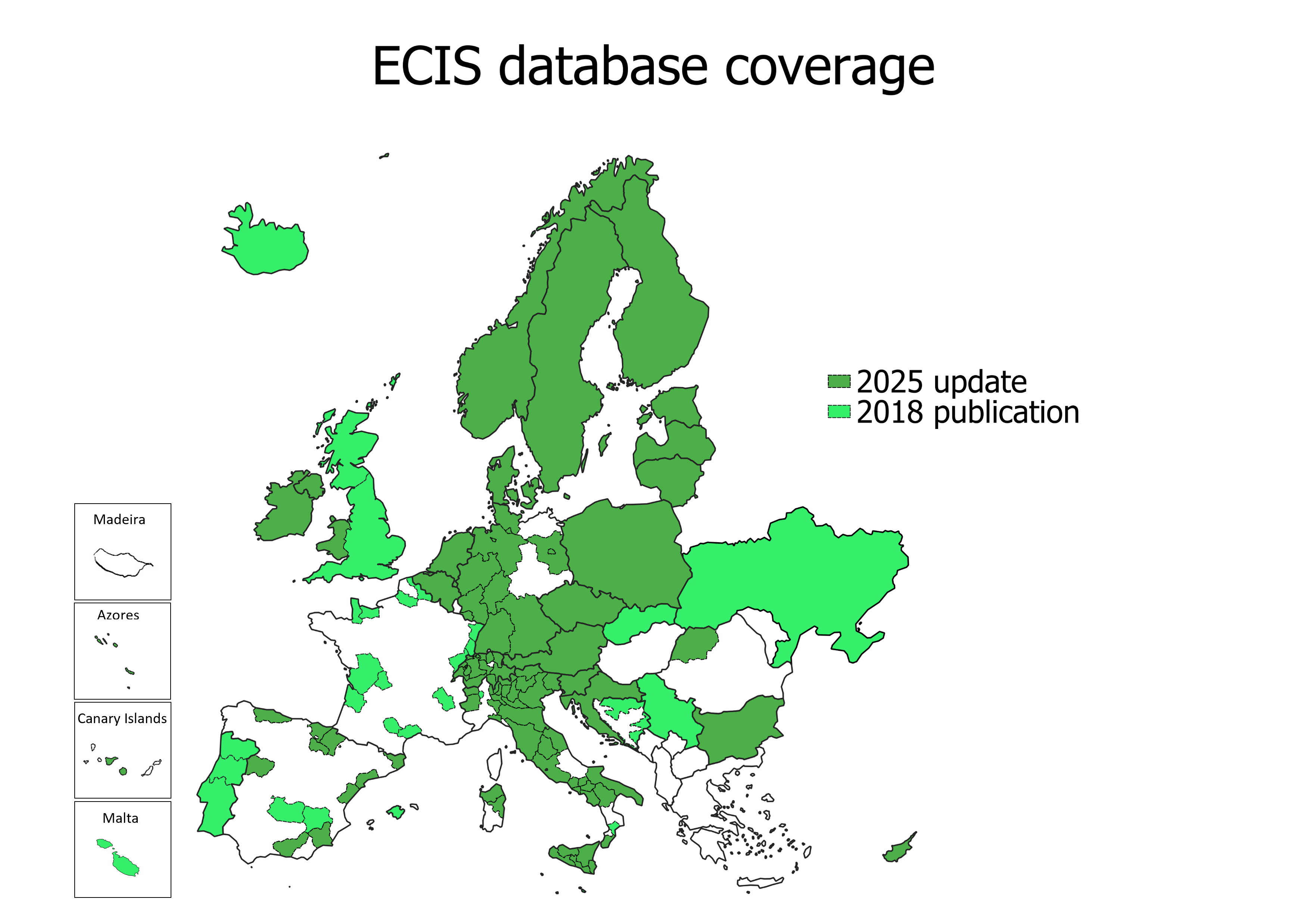 ECIS database coverage